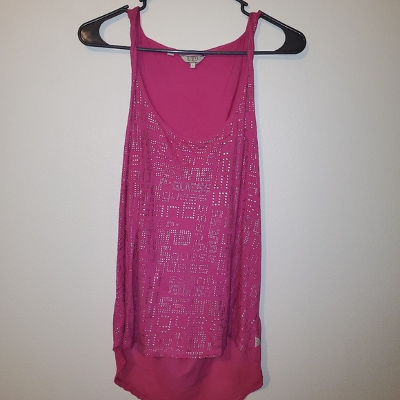 Guess Pink Tank Top - Picture 2 of 6